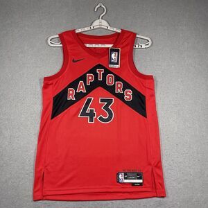 Toronto Raptors Jersey Large Red 43 Pascal Siakam Nike Swingman Icon Edition NBA